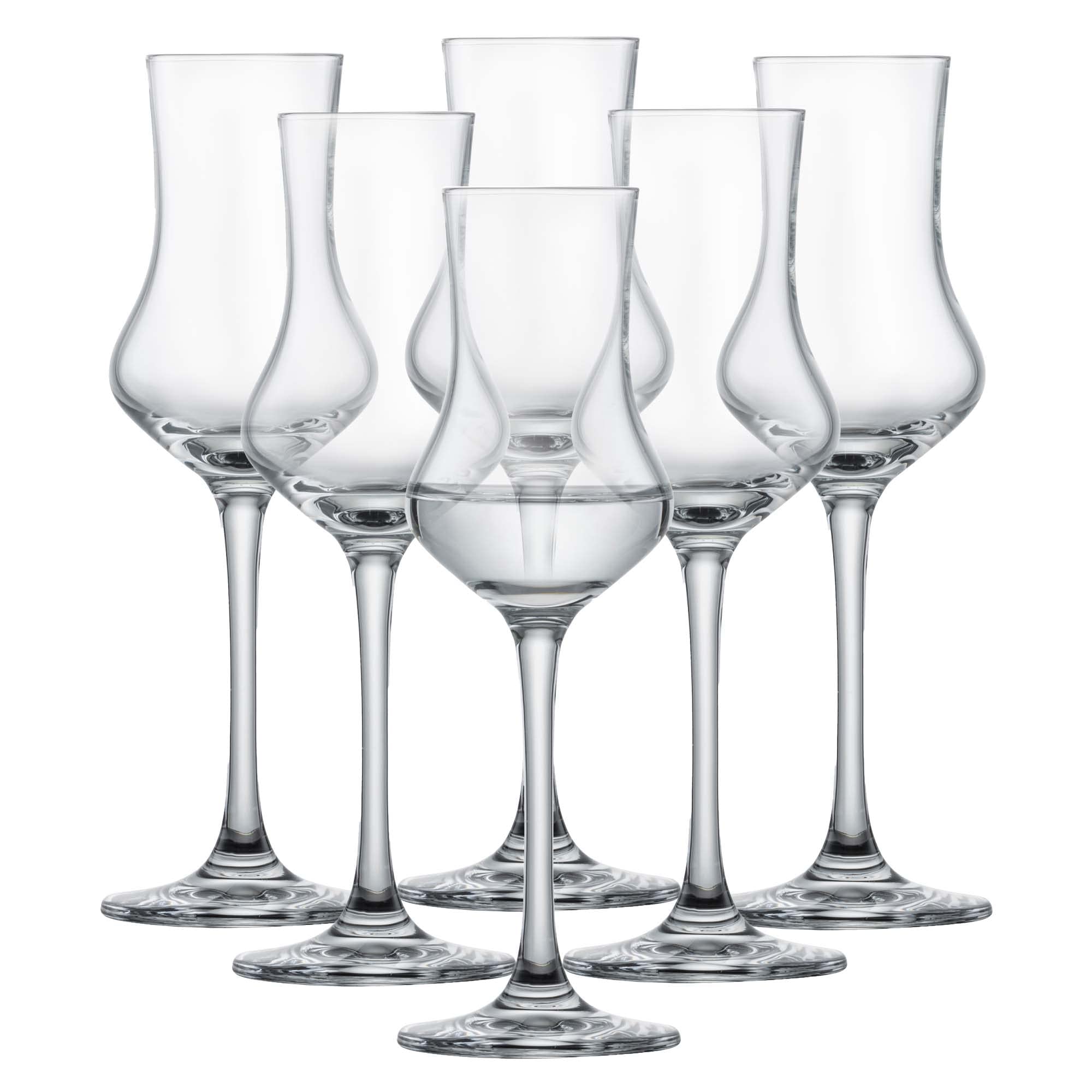 Schott Zwiesel 106225 Classico 155 Grappa Glass, Lead-free Crystal Glass, Clear, 5.8 x 5.8 x 17.4 cm, 6 Units