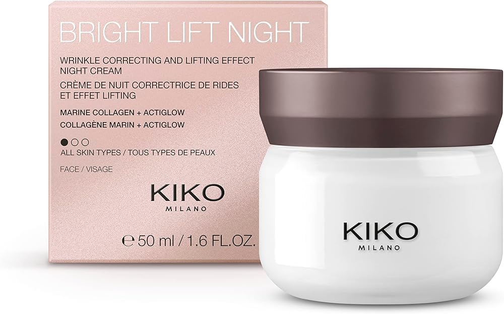 KIKO Milano Bright Lift Night Renewing Lifting Cream Marine Collagen Anti