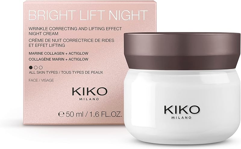 KIKO Milano Bright Lift Night Renewing Lifting Cream Marine Collagen Anti