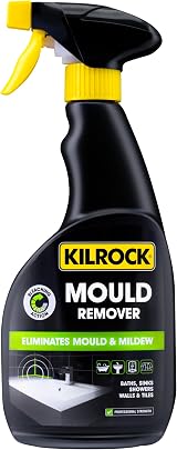 Kilrock Mould Remover Spray 500ml - For Bathrooms, Kitchens, & More