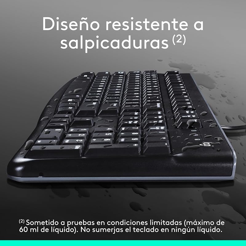 MK120 Combo com Teclado e Rato com Fios - QWERTY