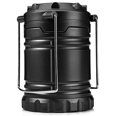 MK 1pc 1W 6 LED Solar Emergency Light Lantern USB Mobile Charging Point Rechargeable Night Light Travel Camping (Assorted Color)