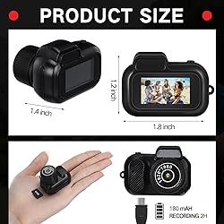 Relaxweex Mini Keychain Camera 1080p Small