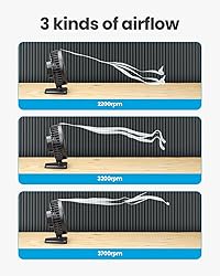 Gaiatop USB Desk Fan, Small But Powerful, Personal