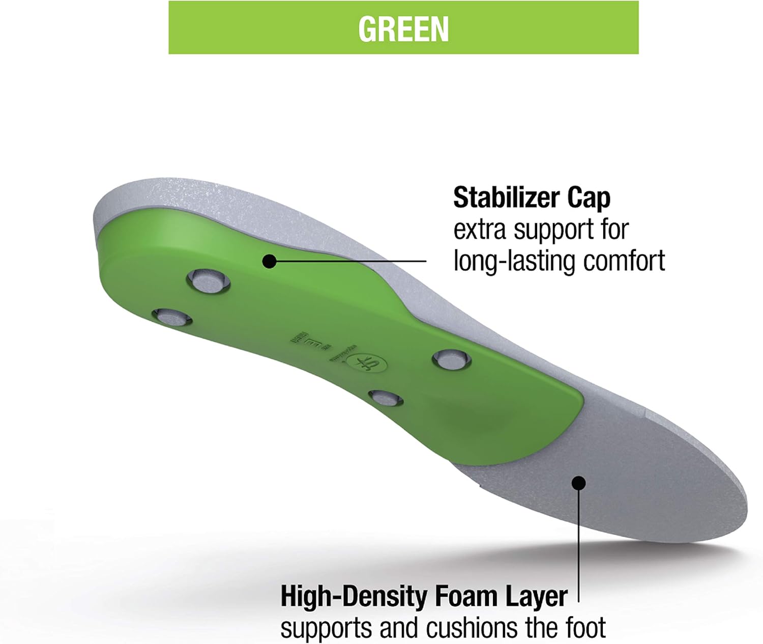 Superfeet GREEN Insoles, Professional-Grade High Arch Support, Orthotic Shoe Inserts for Maximum Support, Unisex, Green: Shoes