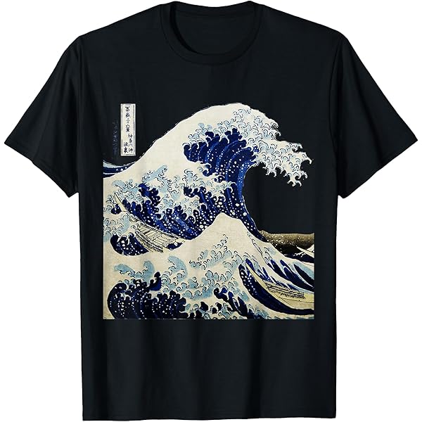 洋書 Great T-Shirt Graphics Amazon.com: vintage Kanagawa Japanese The great wave Cherry