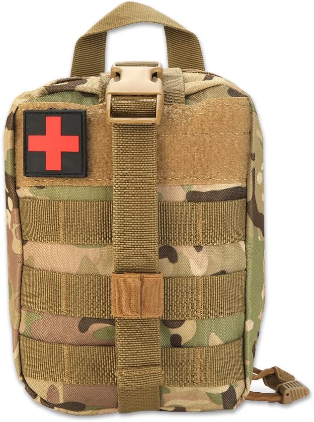 VGEBY1 First Aid Pouch, Survival Medical Utility Bag Military Emergency