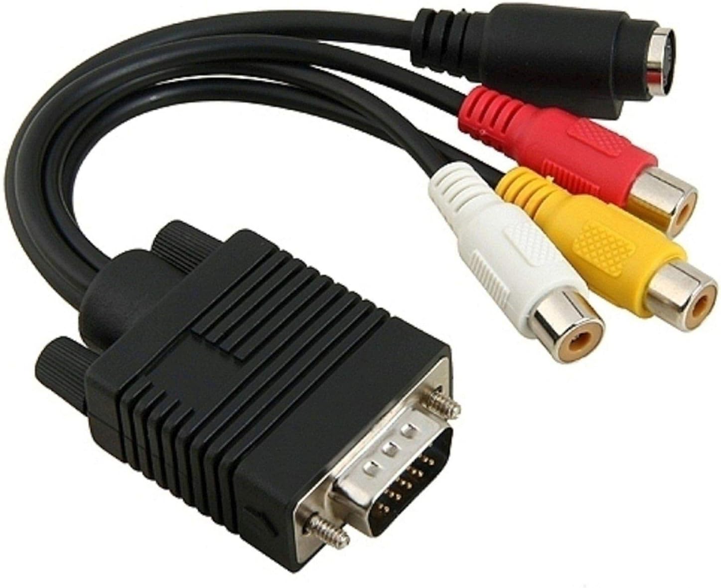 Computers, Tablets & Network Hardware VGA SVGA to SVideo 3 RCA AV TV