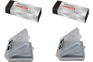 Faber-Castell Eraser - Drawing Art kneaded Large Pencil Eraser Bundle - 4 Pack