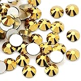 Dowarm 288Pieces SS30 Flatback Rhinestones, 6.5MM