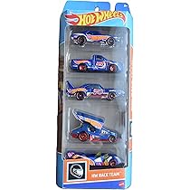 Amazon.com: Hot Wheels Race Team 5 Pack : Toys & Games