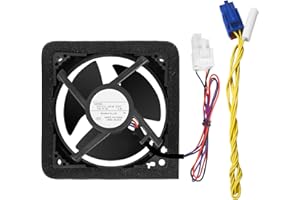 TOMATO MAN Upgraded DA81-06013A Refrigerator Evaporator Fan Motor Compatible with Samsung Fridge Evaporator Fan Motor No Noise with DA32-10105X Refrigerator Temperature Sensor RF263BEAESR RF260BEAESR Fan Motor