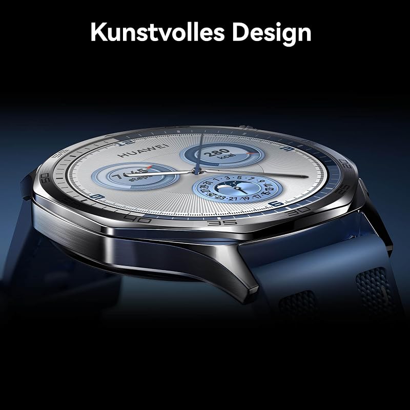 Watch GT 5 Smartwatch, GPS Fitnessuhr, 46 mm, Schwarz