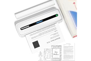 Phomemo Portable Thermal Printer, Bluetooth Inkless Printer Supports A4 & US Letter, for Home/Office/Business, Compatible wit