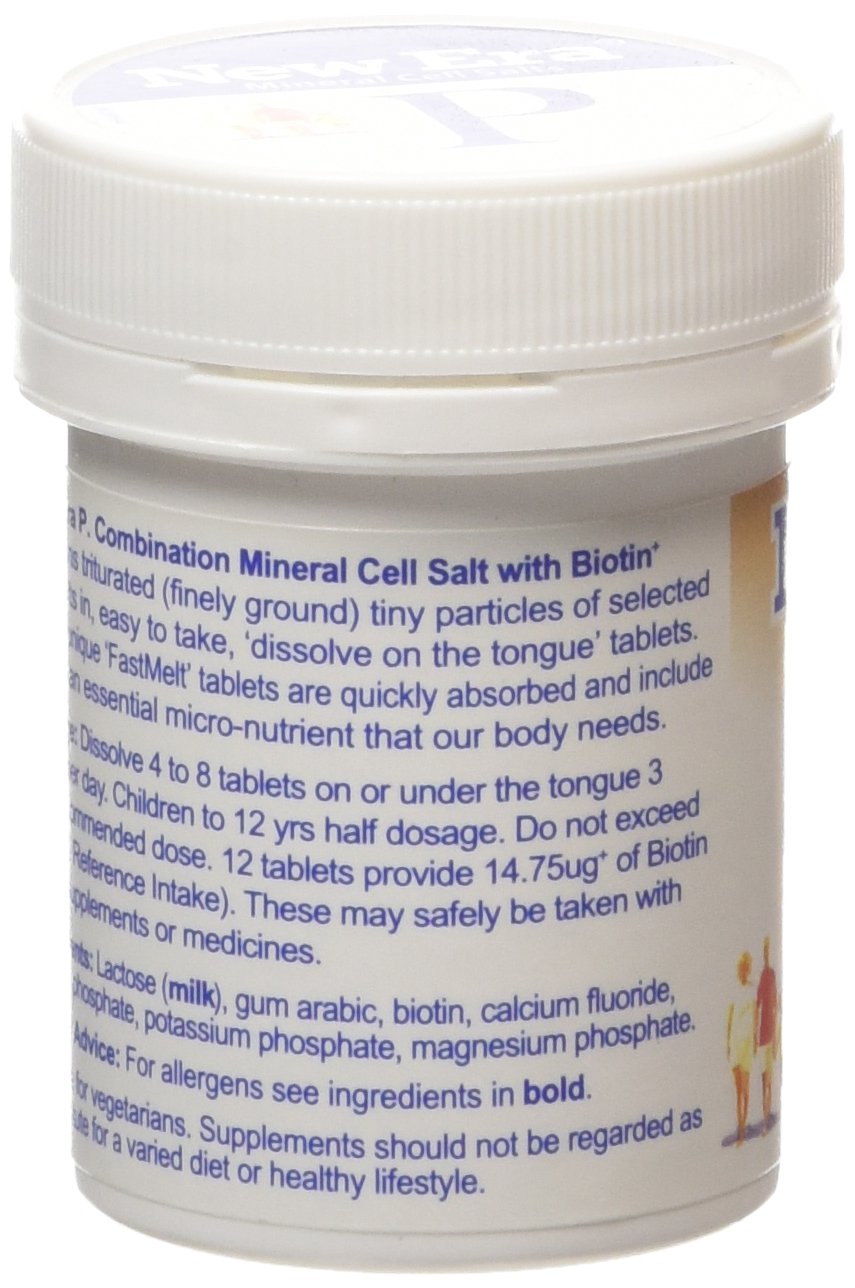 New Era Combination P Mineral Cell Salts (TISSUE SALTS) 240 Tablets on