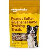 Amazon Basics Peanut Butter &amp; Banana Flavor Training Treats for Dogs, 2 Pound (Pack of 1) (Previously Wag)