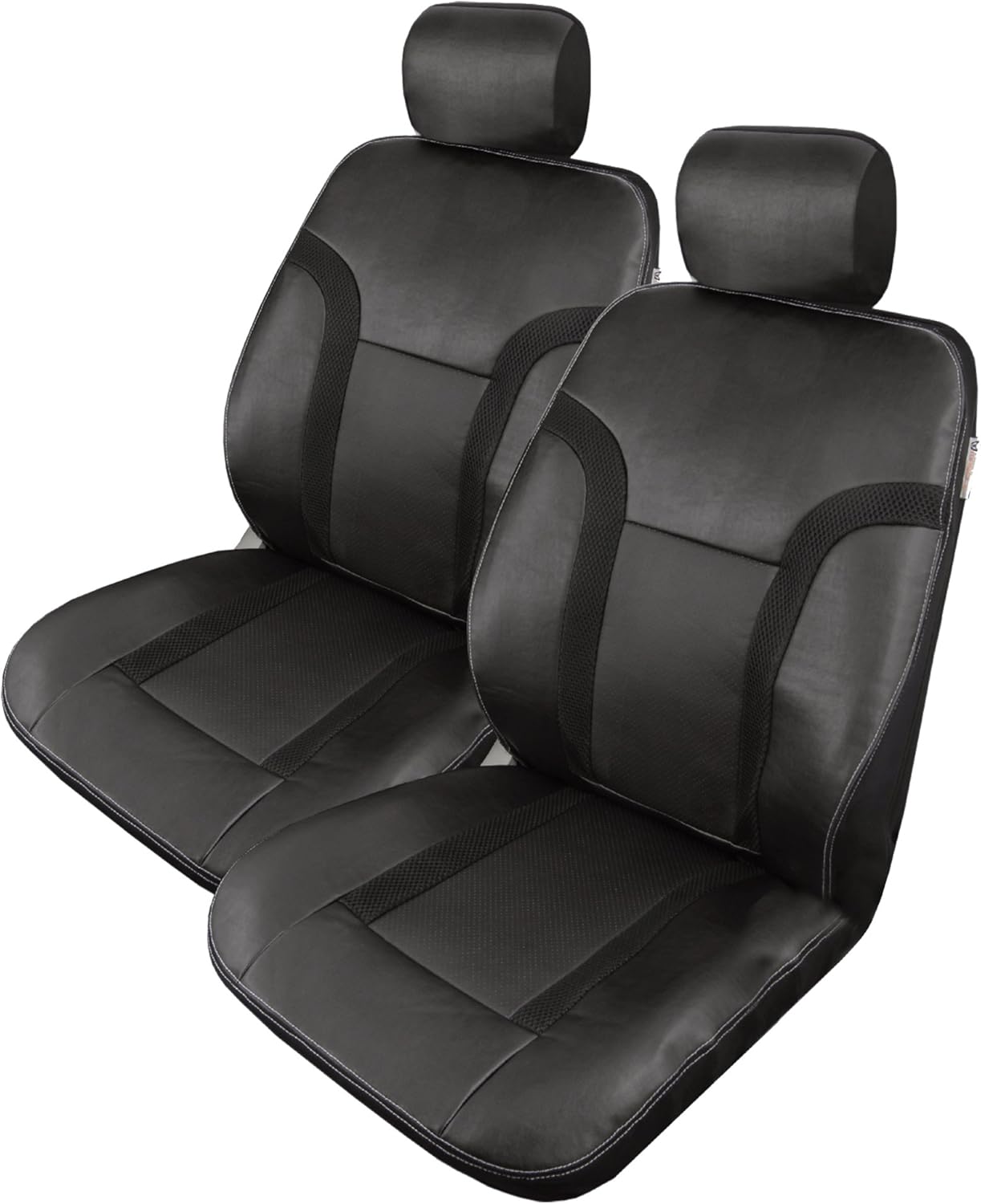 Masque 67557 Black Raptor Truck Front Seat Covers, Seat Cushions