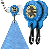 SisterAling Magnetic Clip for Golf Towel,Removable Industrial Magnetic Accessories Design for Strong Hold to Golf Carts or Clubs (2, Blue)