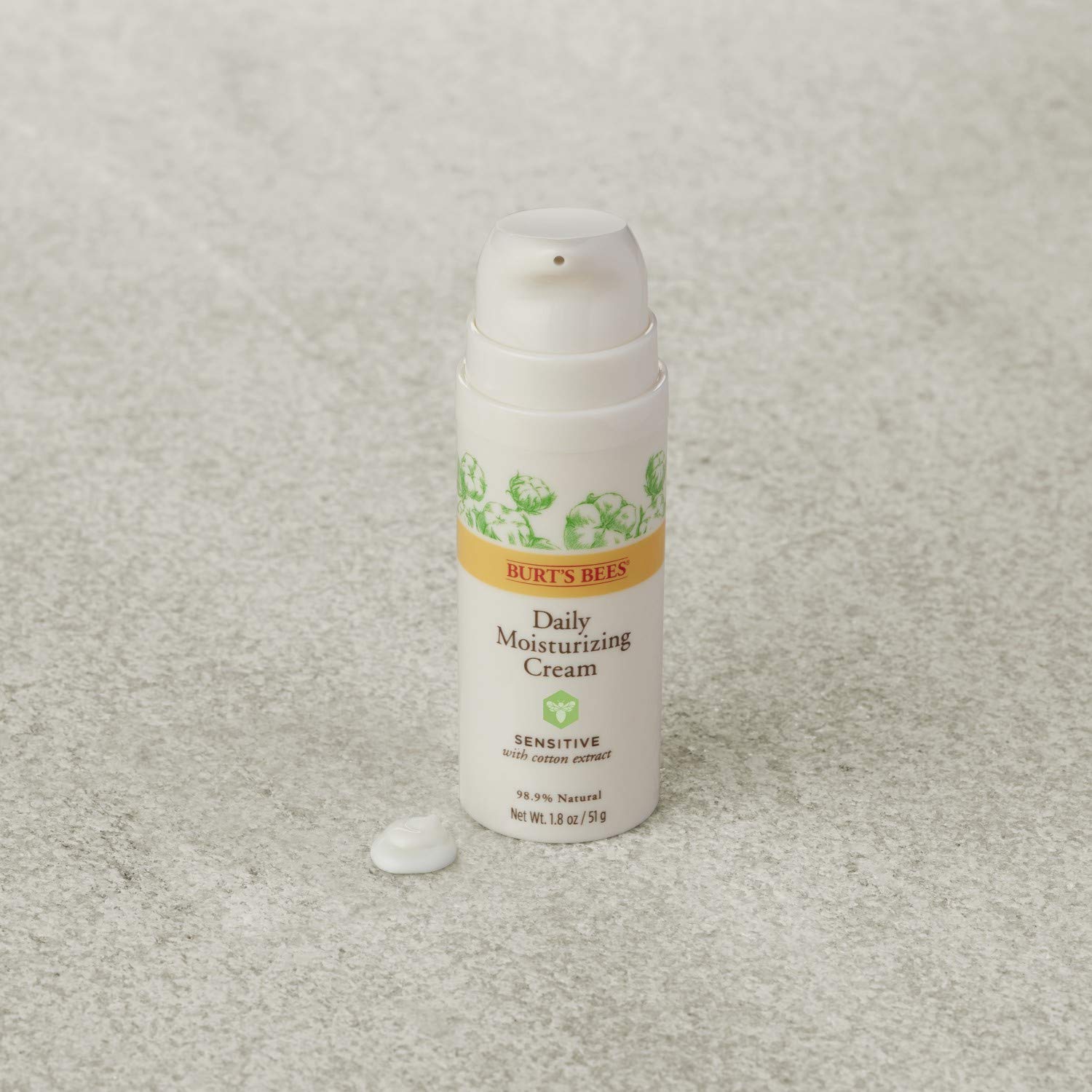 Burt's Bees Daily Face Moisturizer Cream for Sensitive Skin, 1.8 Oz (Package May Vary): Beauty