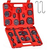 Orion Motor Tech Brake Caliper Wind Back Tool Kit, 24pc Brake Caliper Compression Tool Set with Thrust Bolt Assemblies Retain