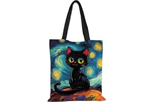 ANNA QUEEN Merry Christmas Canvas Tote Bag Shoulder Bag Handle Bag for Gym Yoga Weekender Picnic Beach Travel Kitchen