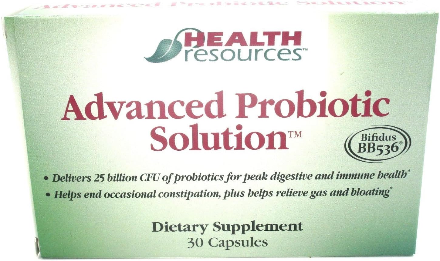 Advanced Probiotic Solution (with 7 Strains including BB536 B. longum) by Health Resources …