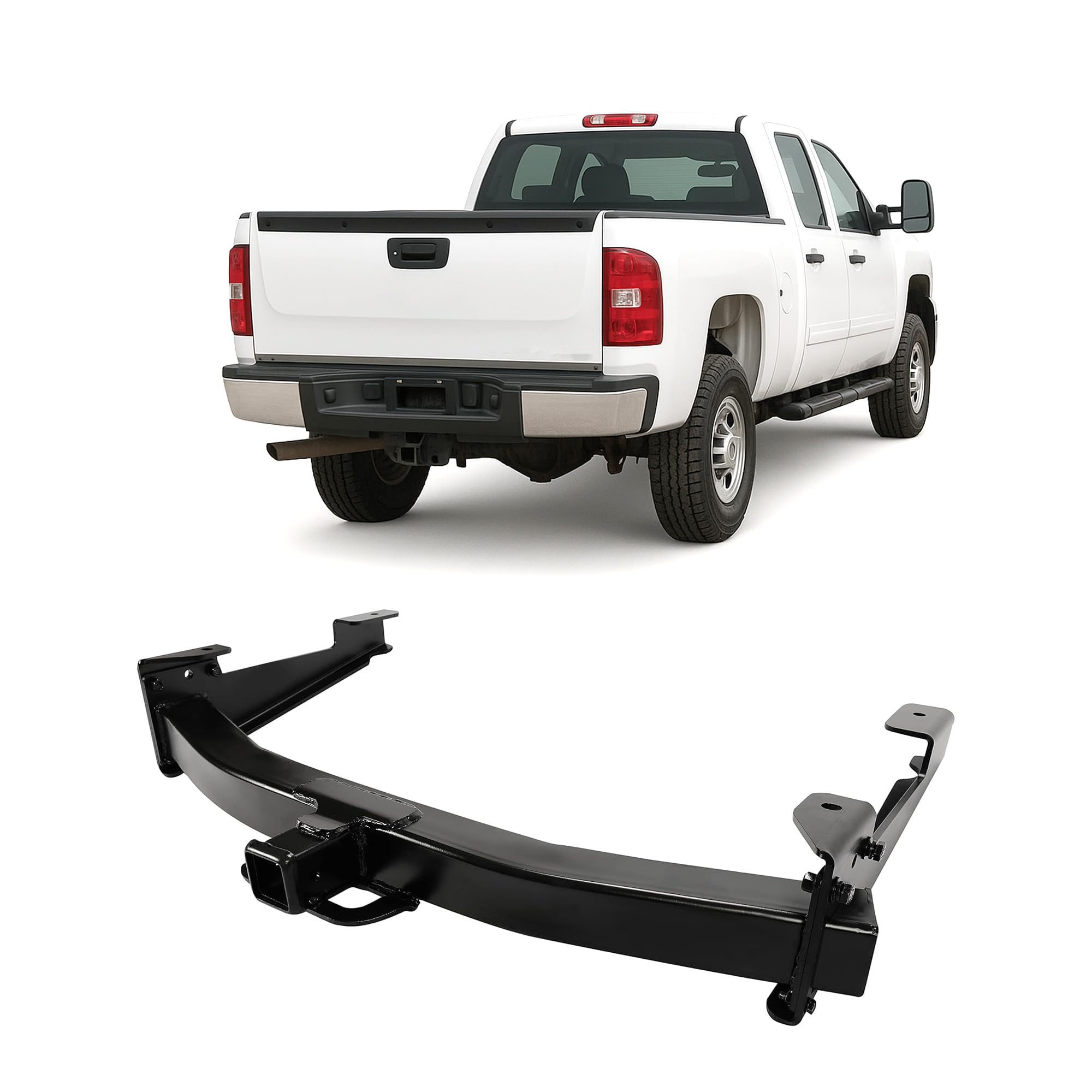 Photo 1 of ***MISSING PARTS***
ECOTRIC Class 5 Trailer Tow Hitch W/2-Inch Receiver Compatible with Chevrolet Silverado GMC Sierra 2500HD 3500HD 2001-2010 Replacement for 41944