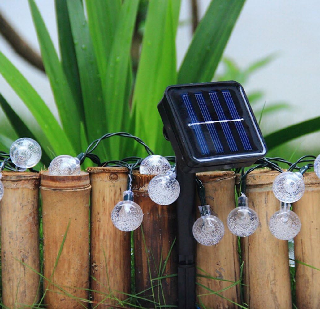 KEEDA Solar Powered Ball String Lights, 20ft 30 LED Waterproof Globe Fairy Lights for Outdoor Yard, Garden, Patio, Wedding - Image 5