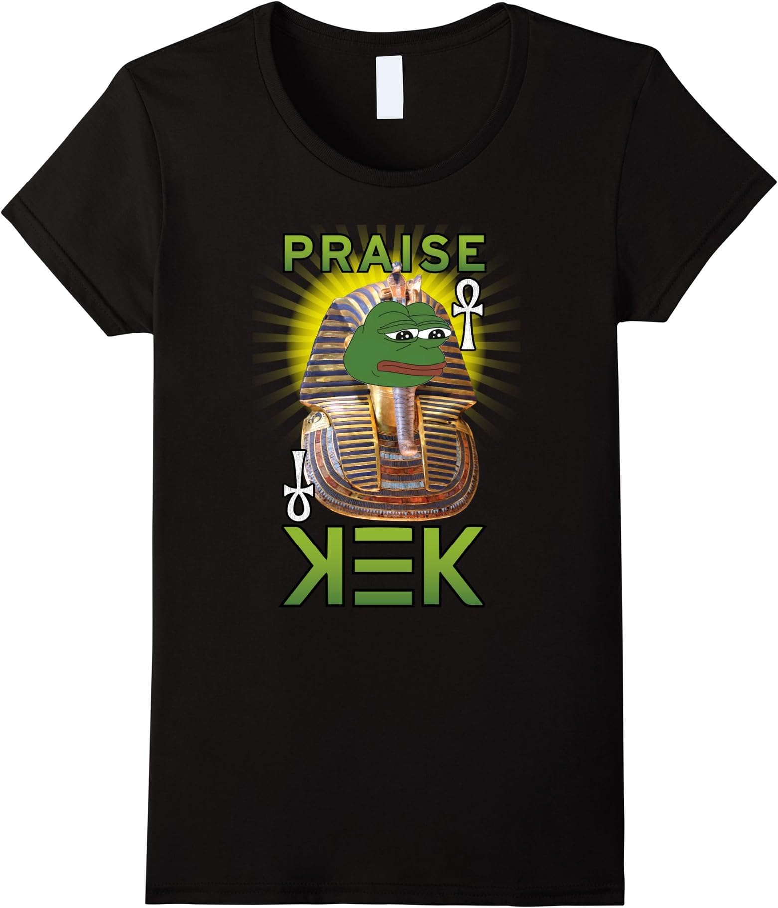 Women's Praise Kek Tut Shirt XL Black