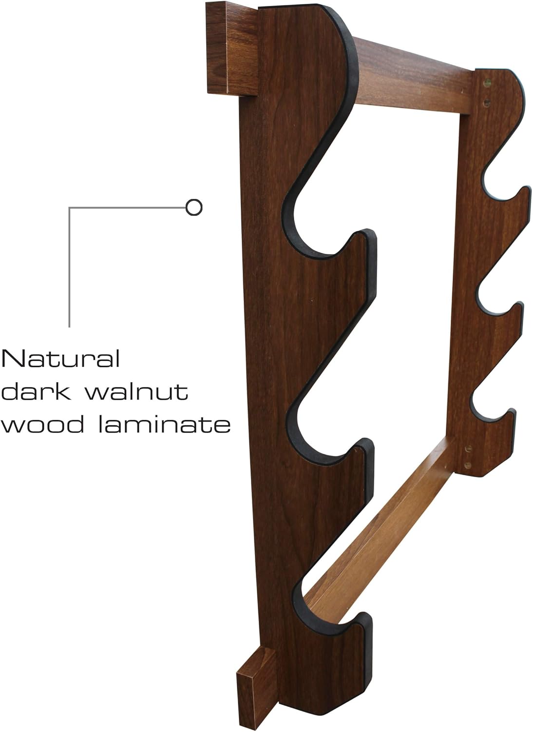 Rush Creek Creations Indoor 3 Rifle/Shotgun Wall Storage Display Rack : Sports & Outdoors