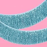 xo, Fetti Blue Fringe Banner - 5 Ft. | Bachelorette Party Decorations, Birthday Party Decor, Baby Shower Supplies, Photo Booth Banner Backdrop