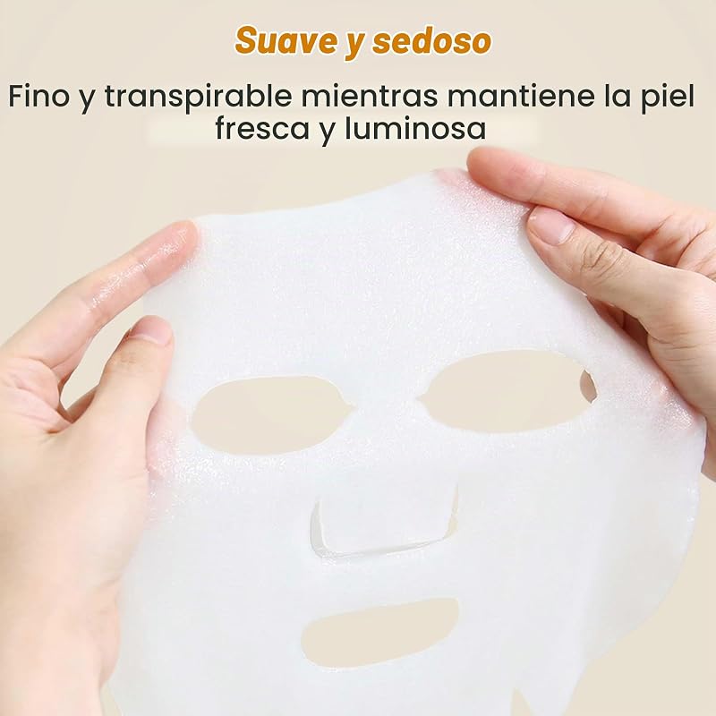 Conjunto de 15 máscaras faciais para mulheres, máscara facial de colagénio com ácido hialurónico, citamina C e ouro 24K, hidrante, nutrientes, anti-idade