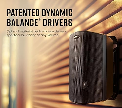 Polk Audio Atrium Outdoor Speakers with Powerful Bass (Pair