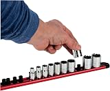 Performance Tool W38190 3/8 Drive Magnetic Socket Rail Organizer Thailand view 4