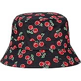 HDE Bucket Hat Unisex Print and Solid Beach Sun Hats Outdoor Packable Headwear