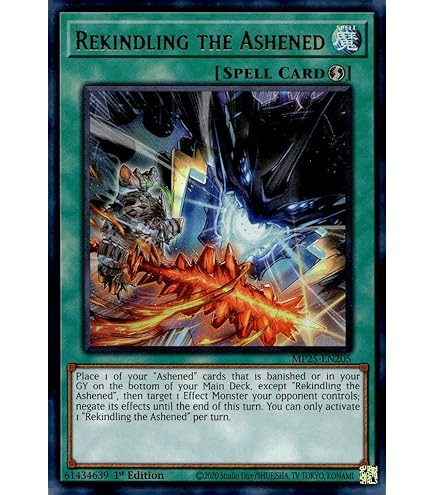 Amazon.com: YU-GI-OH! Extinguishing The Ashened - LEDE-EN095 - Common - 1st  Edition : Toys & Games