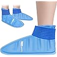 ComfiTECH Foot Ice Pack Wrap for Feet, Cooling Boot for Ankle, Cold Heel Pad for Plantar, Large