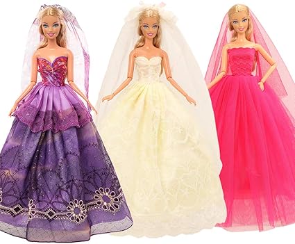 muñeca vestida de novia