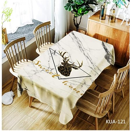 qwdf - Mantel Impermeable de poliéster con impresión Digital para ...