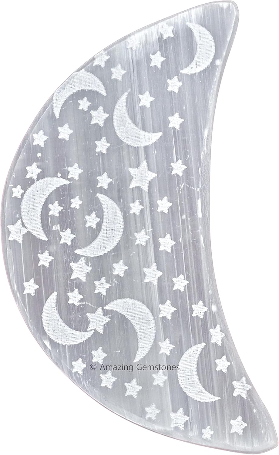 Mixed Media - Selenite Crystal Charging Plate For Crystals And Healing Stones, 4