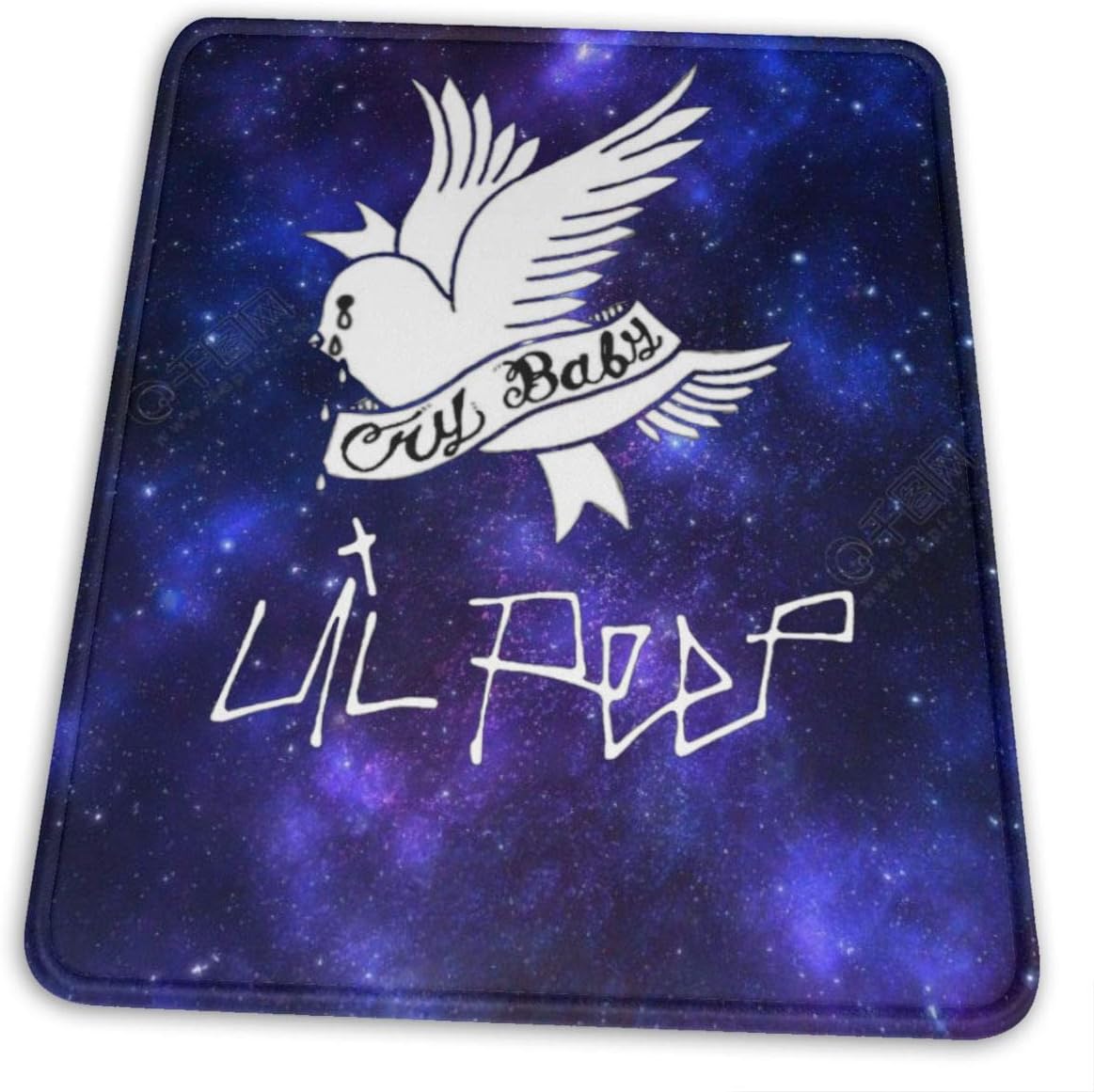 Skrr Lil Peep Mouse Pad Non Slip Computer Keyboard Mouse Mat Comfortable 7.9 X 9.5 in