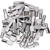 120 Packs Shelf Pins, 5mm Shelf Support Pegs Spoon Shape Cabinet Furniture Tbestmax