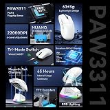ATTACK SHARK X11 Gaming Mouse with Magnetic Dock 22000 DPI PixArt 3311 view 3