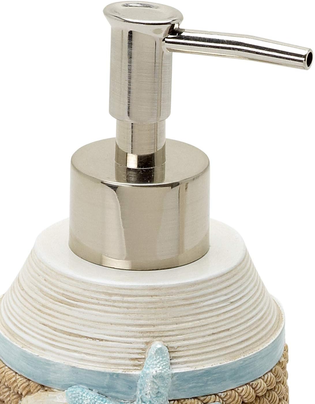 Zenna Home India Ink Seaside Serenity Lotion or Soap Dispenser: Home & Kitchen