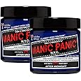 MANIC PANIC Classic After Midnight Semi Permanent Hair Color - Dark Blue Hair Dye for Women & Men That Lasts 4-6 Weeks - Vegan, Ammonia & Cruelty-Free - Create & Mix Custom Shades (4oz / 2pk)