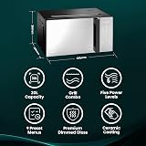 Hisense 700W 20L Digital Solo Microwave Oven with 800W Grill H20MOMBS4HGUK view 2