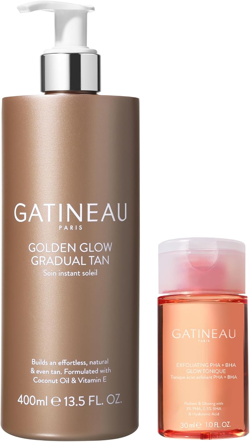 Gatineau Golden Glow Gradual Tan 400ml + Exfoliating Glow Tonique 30ml