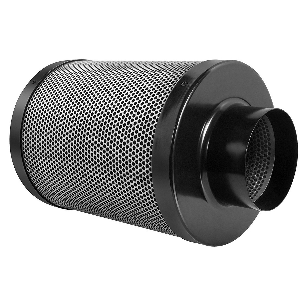 6 Hydroponic Coconut Shell Air Activated Carbon Filter Odor Control Scrubber for Inline