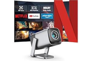 [Netflix Official & TOF Real-time Focus] XuanPad Mini Smart Projector – Native 1080P, WiFi & Bluetooth, Auto Keystone Correct