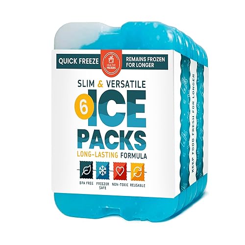 Healthy Packers Ice Packs for Lunch Bags Original Cool Pack
